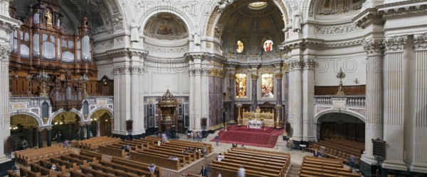 Berlin Cathedral Interior Panorama Berlin Germany