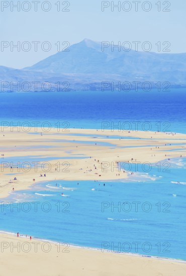 Sotavento Beach, Jandia Peninsula, Fuerteventura, Canary Islands, Spain