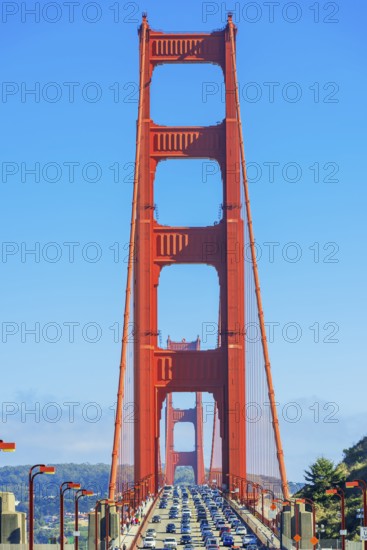 View of Golden Gate Bridge, San Francisco, California, USA
