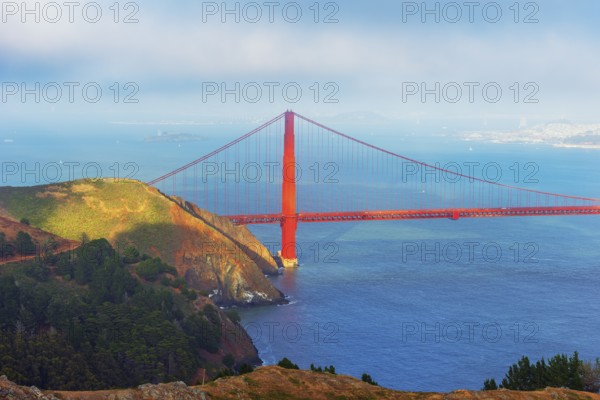 View of Golden Gate Bridge, San Francisco, California, USA
