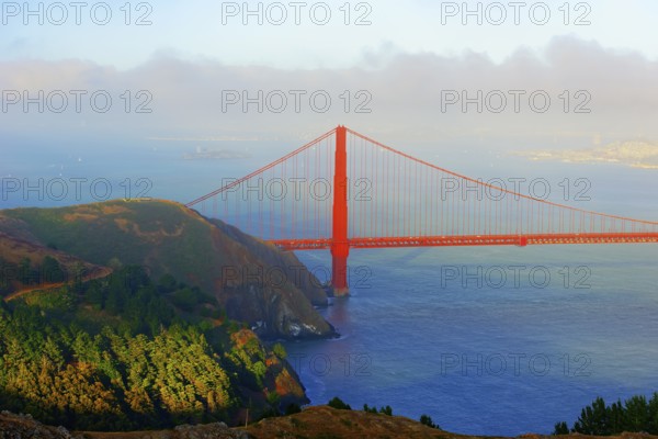 View of Golden Gate Bridge, San Francisco, California, USA
