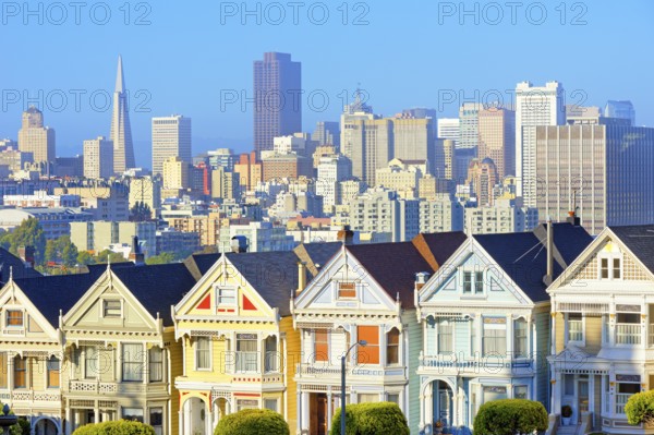 The Painted Ladies, Alamo Square, San Francisco, California, USA
