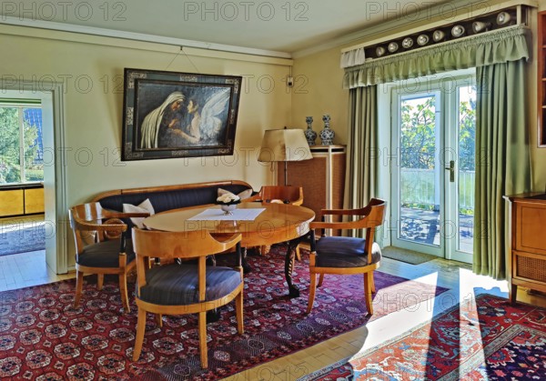 Konrad Adenauer's house, interior photo, Stiftung Bundeskanzler-Adenauer-Haus, Rhöndorf, Bad Honnef, North Rhine-Westphalia, Germany