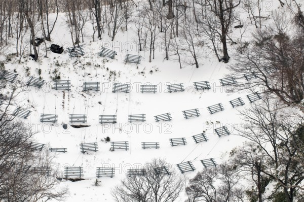 Japan, Hokkaido, barriers anti-avalanches barriers anti-avalanches, Landscape, Hokkaido, North, East, Winter, (Paysage) Japan, 2017