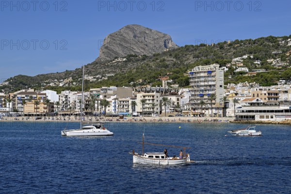 View of Jávea or Xàbia, Alicante Province, Comunidad Valenciana, Spain