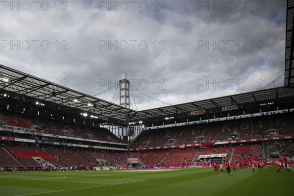 Stadium Impression, COLOGNE, Germany - OCTOBER 18: During the Bundesliga match between FC Cologne vs. FC Augsburg at Rheinenergie-Stadion on matchday 8 of the 1. Bundesliga on October 18, 2025 in Cologne, Germany. DFL REGULATIONS PROHIBIT ANY USE OF PHOTOGRAPHS AS IMAGE SEQUENCES AND/OR QUASI-VIDEO, Rheinenergie-Stadion, Cologne, North Rhine-Westphalia, Germany