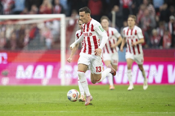 Said el Mala (1.FC Cologne, Midfield, #13) COLOGNE, Germany - OCTOBER 18: During the Bundesliga match between FC Cologne vs. FC Augsburg at Rheinenergie-Stadion on matchday 8 of the 1. Bundesliga on October 18, 2025 in Cologne, Germany. DFL REGULATIONS PROHIBIT ANY USE OF PHOTOGRAPHS AS IMAGE SEQUENCES AND/OR QUASI-VIDEO, Rheinenergie-Stadion, Cologne, North Rhine-Westphalia, Germany