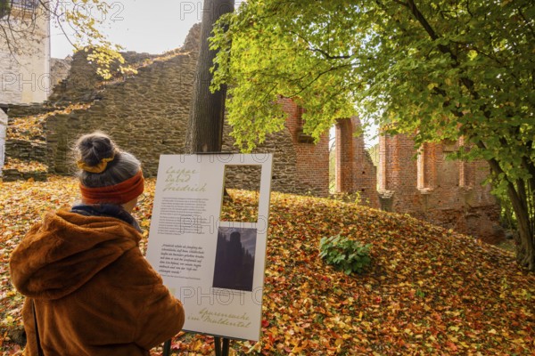 Altzella Abbey is a former Cistercian abbey west of the town of Nossen. In the Middle Ages, it was one of the most important monasteries in Central Germany. The monastery was dissolved as a result of the Reformation, the complex, with its partly well-preserved wall, is now a mixture of romantic park with ruins and renovated buildings. The remains of the monastery have been a listed building since the 1970s. Information boards point out special places where Caspar David Friedrich has already discovered his motifs, Nossen, Saxony, Germany
