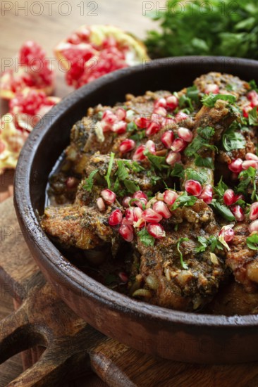 Guruli, Georgian chicken, with walnuts, stewed in wine and spices, Gurian chicken, homemade, no people
