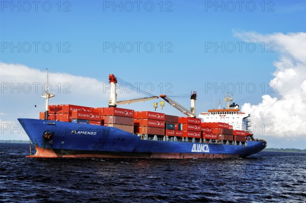 Ship, Rio Negro, Manaus, Amazonas, Brazil