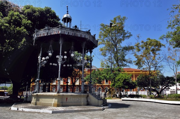 Heliodoro Balbi square, downtown, Manaus, Amazonas, Brazil