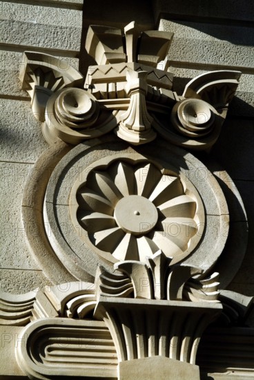 Detail of Architecture, General office of the Justice, São Paulo, Brazil