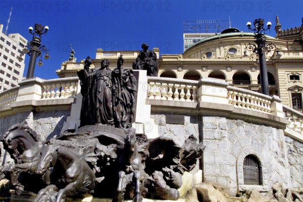 Square Ramos de Azevedo, Municipal Theater, São Paulo, Brazil