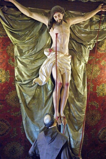 Holy image, Ordem Terceira de São Francisco Church, Pelourinho, Salvador, Bahia, Brazil