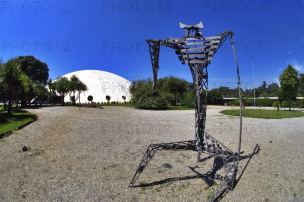 Sculpture, Oca, Pavilhão Lucas Noguera Garcez, Ibirapuera Park, São Paulo, Brazil