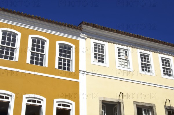 Houses, 15 de Novembro Square, Pelourinho, Salvador, Bahia, Brazil