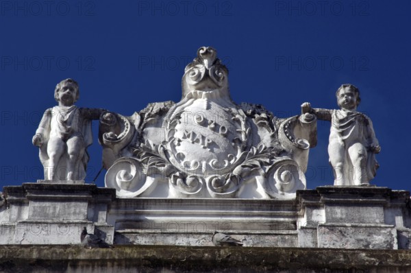Architecture detail, Pelourinho, Salvador, Bahia, Brazil