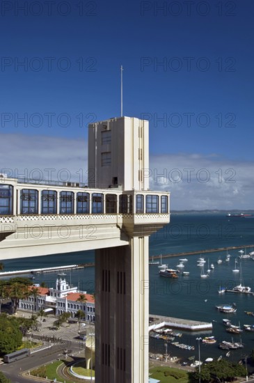 Elevador Lacerda, Baia de Todos os Santos, Salvador, Bahia, Brazil