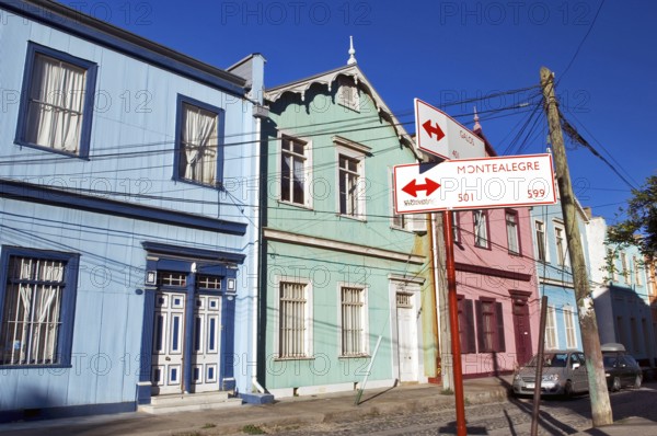 Houses, Concepción, Valparaiso, Chile