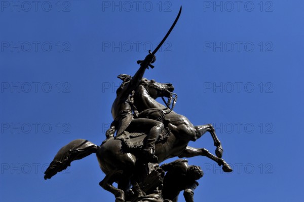 Ecuestre de Bernardo O'Higgins Monument, Los Libertadores Square, Santiago, Chile