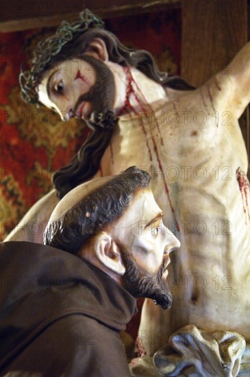 Holy image, Ordem Terceira de São Francisco Church, Pelourinho, Salvador, Bahia, Brazil