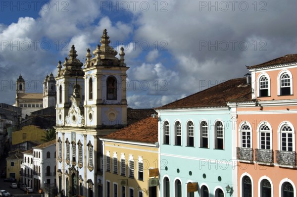 Nossa Senhora do Rosario dos Pretos Church, Pelourinho, Salvador, Bahia, Brazil
