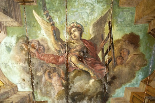 Fresco, Ordem Terceira de São Francisco Church, Pelourinho, Salvador, Bahia, Brazil