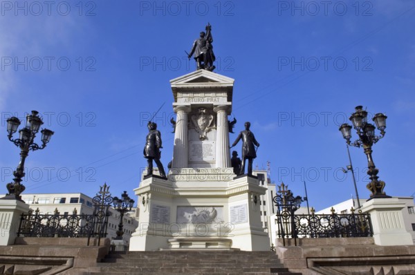 Arturo Prat Monument, Cotomayor Square, Valparaiso, Chile