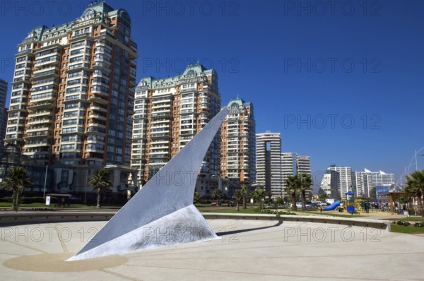 San Martin Avenue, El Sol Beach, Viña Del Mar, Chile