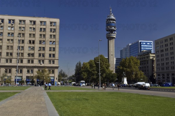General Bernardo O' Higgins Boulevard, Torre Entel, Los Libertadores Square, Santiago, Chile