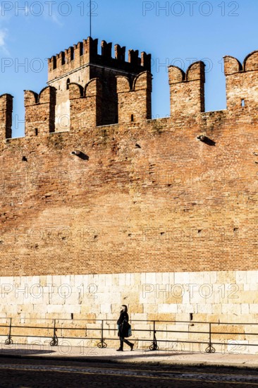 Castelvecchio (Old castle). Verona, Province of Verona, Italy. 10.12.2012