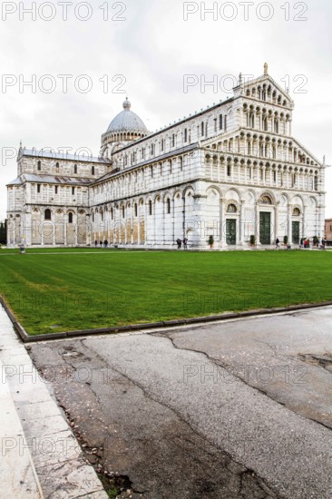 Cathedral of Pisa (Duomo) at Piazza dei Miracoli, or Piazza del Duomo (Cathedral Square). Pisa, Province of Pisa, Italy. 17.12.2012