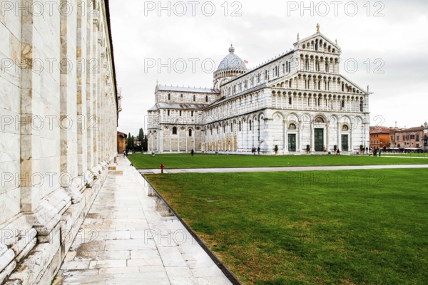 Cathedral of Pisa (Duomo) at Piazza dei Miracoli, or Piazza del Duomo (Cathedral Square). Pisa, Province of Pisa, Italy. 17.12.2012