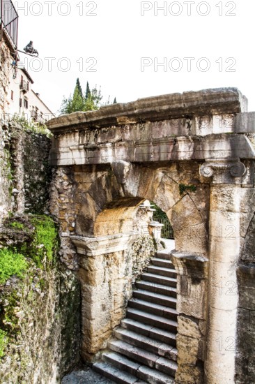 Remains of the Roman Theater of Verona. Verona, Province of Verona, Italy