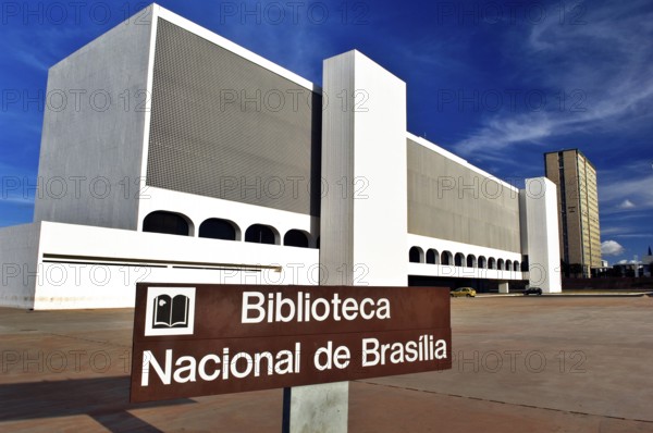 Nacional Library of Brasília, Complexo Cultural da República, Brasília, DF, Brazil