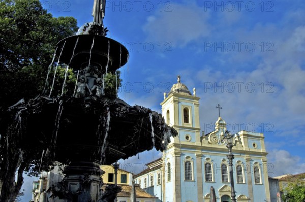 Terreiro de Jesus, São Pedro dos Clérigos Church, Pelourinho, Salvador, Bahia, Brazil