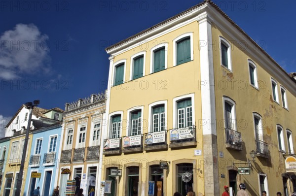 Houses, Sé Square, Salvador, Bahia, Brazil