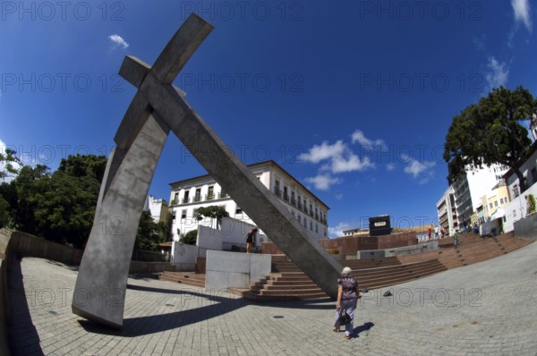 Cruz Caída, Sé Square, Salvador, Bahia, Brazil
