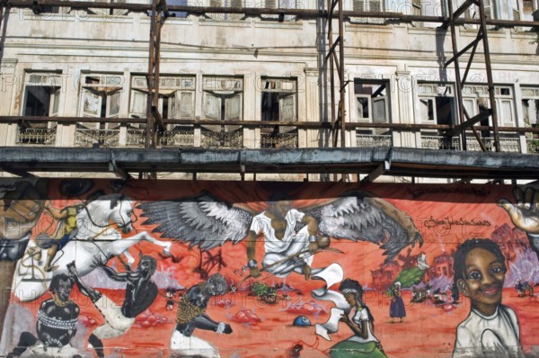 Grafite, Praça da Sé, Salvador, Bahia, Brazil