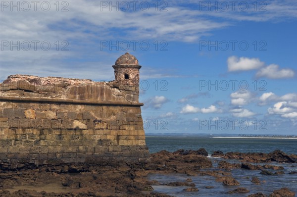 Ruins of Fortress of Tapirandu, Morro de São Paulo, Ilha de Tinharé, Bahia, Brazil
