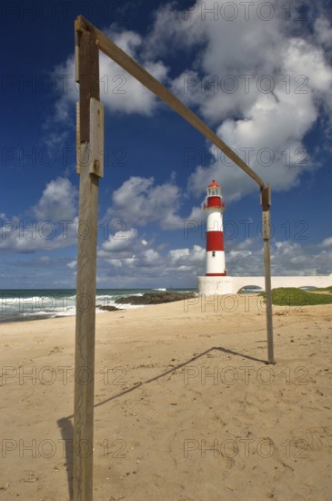 Itapuã Lighthouse, Itapuã Beach, Salvador, Bahia, Brazil