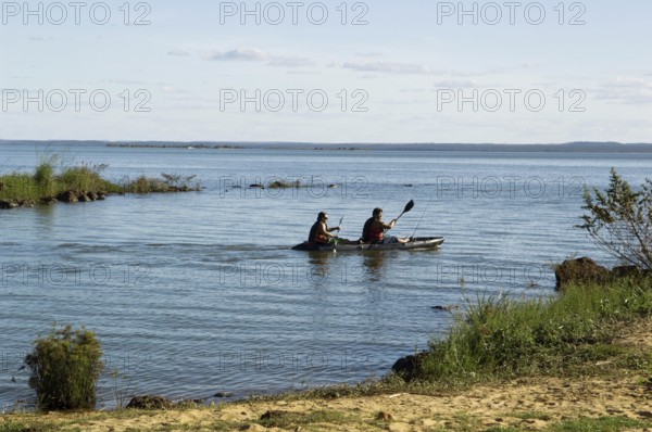 Fishmen, Graciosa Beach, Palmas Lake, Tocantins River, Palmas, Tocantins, Brazil