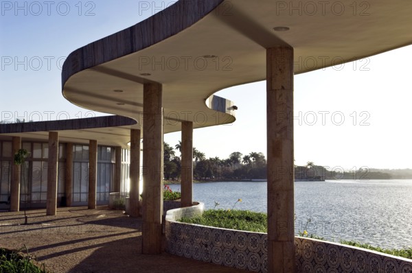 Casa do Baile, Pampulha Lake, Obra de Oscar Niemeyer, Belo Horizonte, Minas Gerais, Brazil