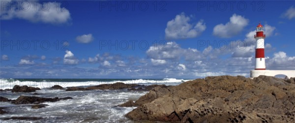 Itapuã Lighthouse, Itapuã Beach, Salvador, Bahia, Brazil