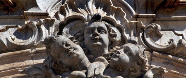 Detail of São Francisco de Assis Church, Ouro Preto, Minas Gerais, Brazil