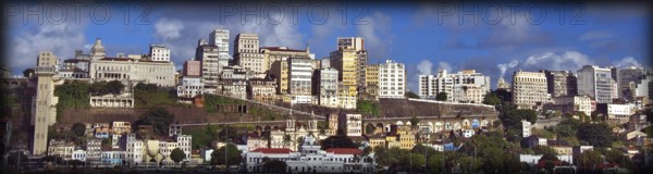Salvador Port, Cayrú Square, Todos os Santos Bay, Elevador Lacerda, Salvador, Bahia, Brazil