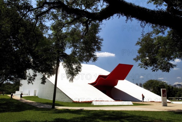 Auditorium of Ibirapuera, Ibirapuera Park, Oscar Niemeyer, São Paulo, Brazil