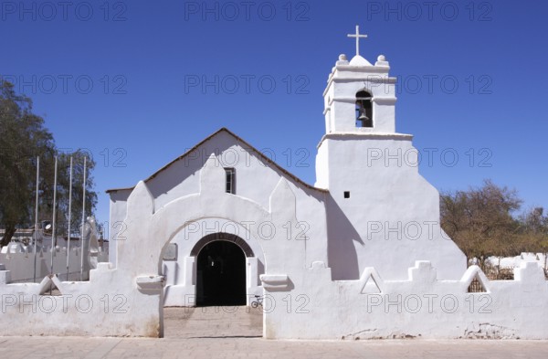 San Pedro of Atacama Church, Atacama Desert, Region of Antofagasta, Santiago, Chile