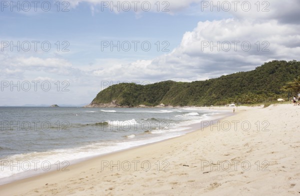 Beach, Swimmers, Barra do Una, Peruíbe, São Paulo, Brazil