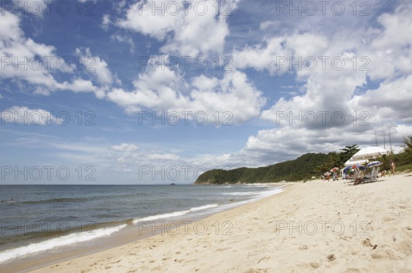 Beach, Swimmers, Barra do Una, Peruíbe, São Paulo, Brazil